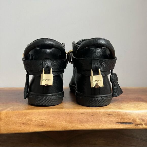 Authentic Buscemi 100mm Black High Top Sneaker Size 36  - Picture 9 of 16